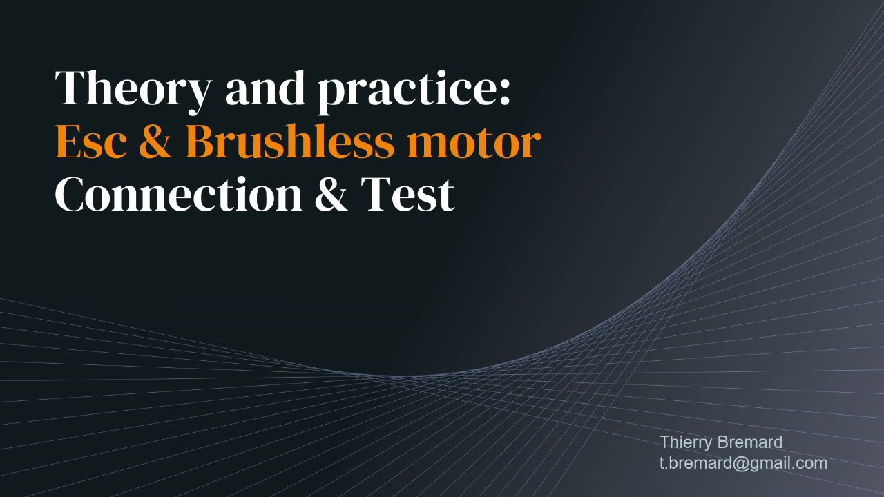 Inter connection of Esc/Bec/Brushless motor. Racestar RS30A for BBQ air gun blower