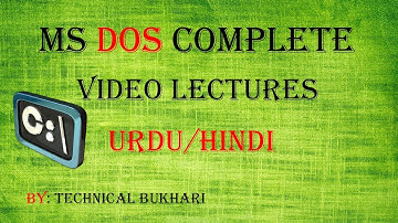 MS DOS Tutorials | 2-Difference between DOS and Windows