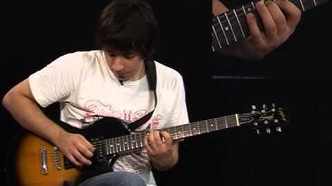 Arpeggio Guitar Lick with Alternate Picking Steve Vai Style - Lead Guitar Lesson