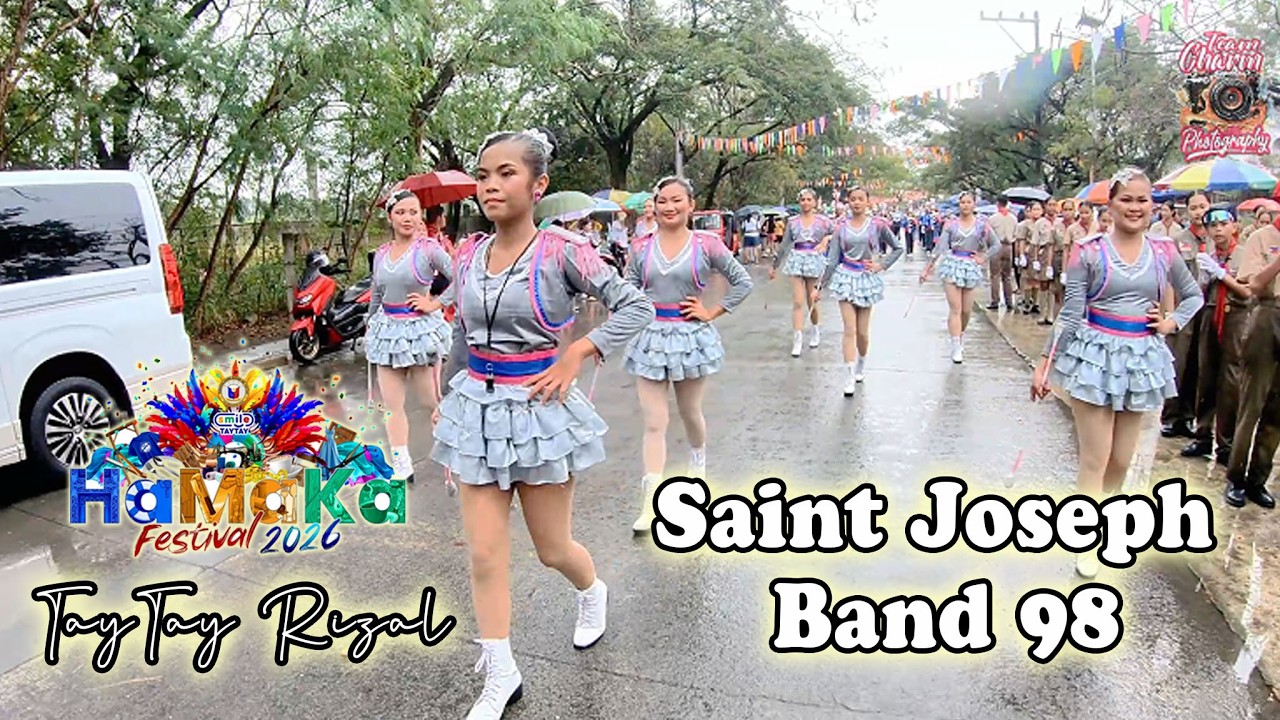 Saint Joseph Band 98 HAMAKA Festival 2026Grand Civic Parade #hamakagrandparade2026 #SmileTayTay