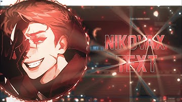 Text like @Nikovaxx in node video-node video tutorial