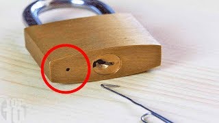 Here's What The Tiny Hole In Locks Is For