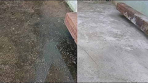 Cách Diệt Rêu trơn Trượt Trong Vài Phút/Mẹo Tẩy Sạch Rêu Nền Xi Măng