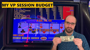 Video Poker: How I Budget My Bankroll With $20 Sessions | Casino Gambling Explained