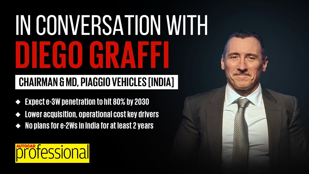 Interview | Diego Graffi, Chairman & MD, Piaggio Vehicles (India)