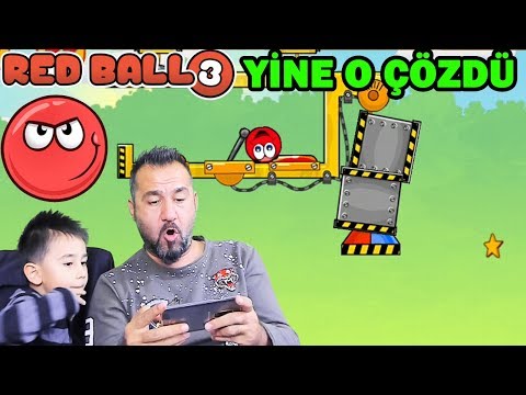 BABA BEN BU OYUNU OYNUYORUM! | REDBALL 3  KIRMIZI TOP OYNUYORUZ