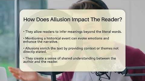How Does Allusion Impact The Reader? - The Language Library
