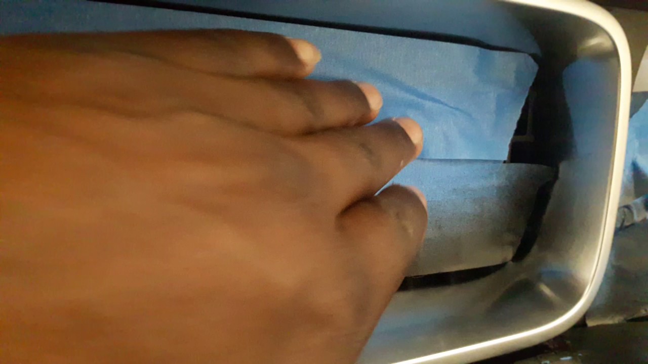 Dodge Challenger Plasti Dip grill chrome trim black out.