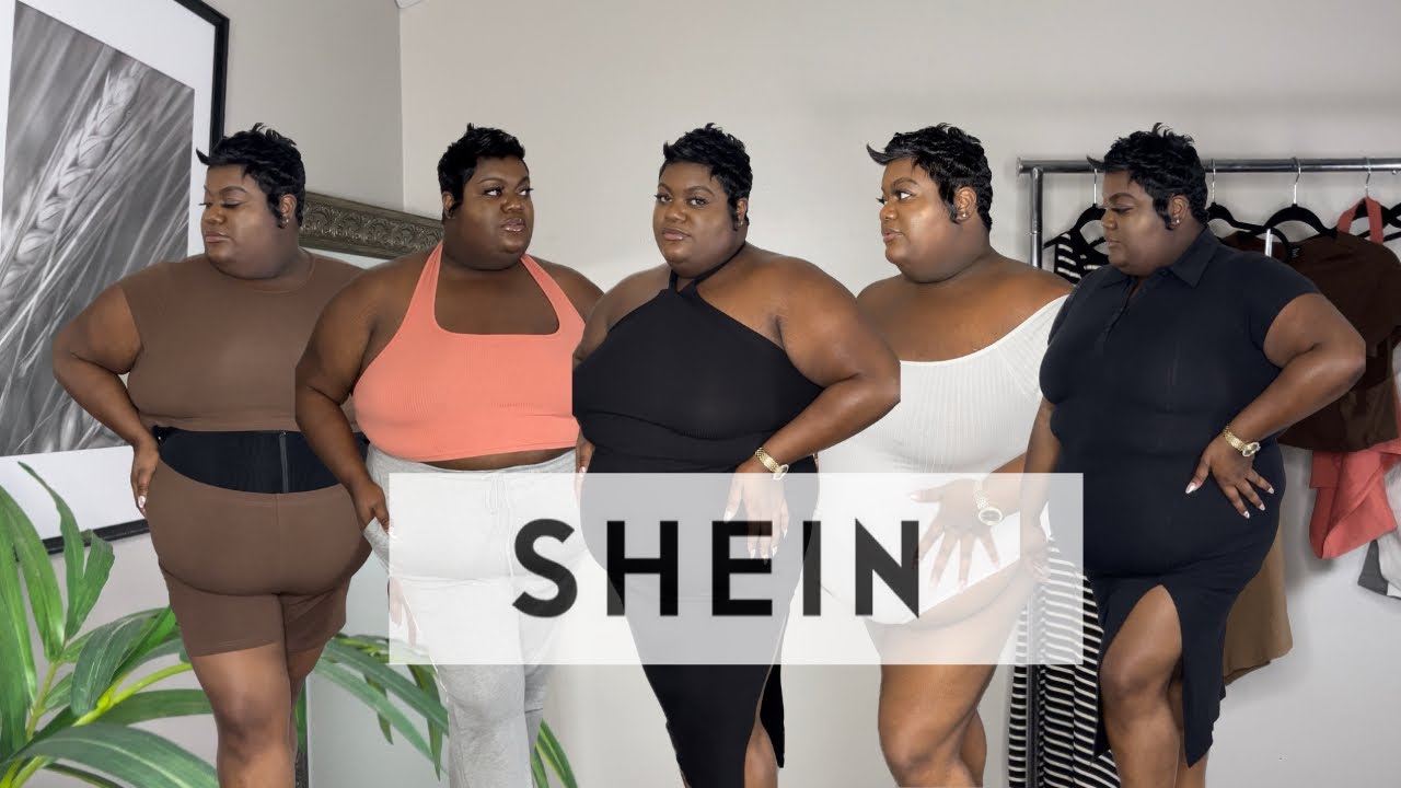 SHEIN BASICS TRY ON HAUL | PLUS SIZE | 3X - YouTube