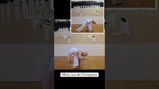 Meia Lua De Compasso. Capoeira Basic Kicks.