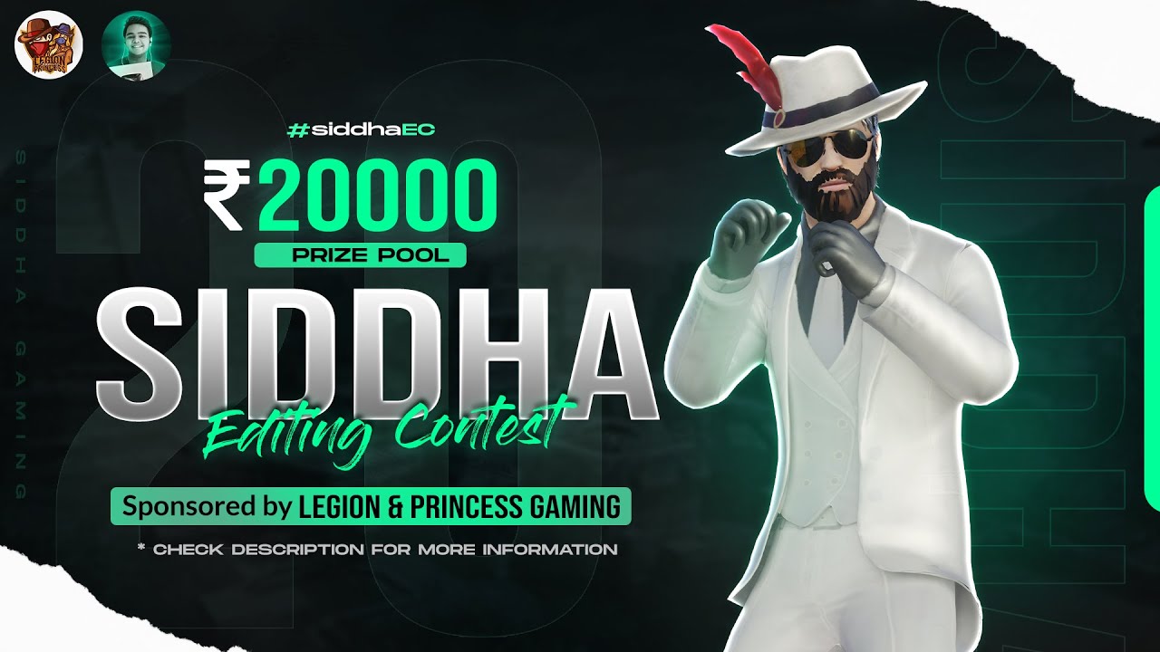 Siddha Editing Contest 2.0 | 20000 INR Prize Pool | 
