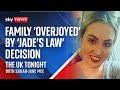 Family of murdered mum &#39;overjoyed&#39; by &#39;Jade&#39;s Law&#39; decision