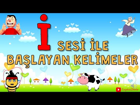 İ SESİ İLE BAŞLAYAN KELİMELER - ANİMASYONLU EĞLENCELİ - İ SESİ HİSSETME - OKUMA YAZMA  - ÖZEL EĞİTİM