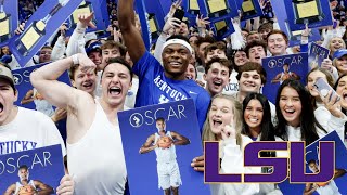 Oscar Tshiebwe Highlights vs LSU (2/24/2022)