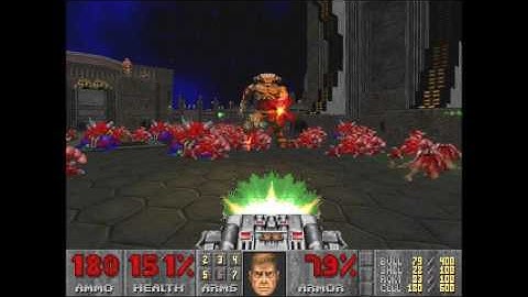 Doom 2 New Gothic Movement 2 Level 12 UV Max in 33:04 (Space journey)