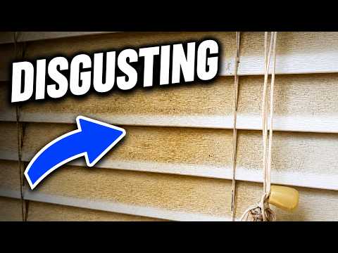 How to Remove Years of Grease From White Blinds