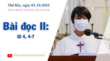 Bài đọc II: Gl 4, 4-7 - Kính trọng thể Đức Mẹ Mân Côi