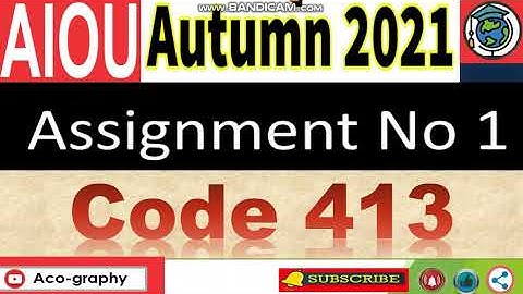AIOU Code 413 Solved Assignment No.1 Autumn 2021 || Subject: Sociology – II || Level: Bachelor/BA