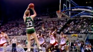 Larry Bird's 60 point game sets Celtics franchise record | March 12, 1985 vs. Hawks
