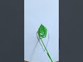 unique leaf embroidery 🪡🍃 #viral #embroiderydesigns #shortvideo #crochet #shorts #art #diy #handmade