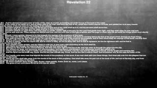 Bible reading, Revelation 22, And he shewed me a pure river of water of life, clear as crystal,