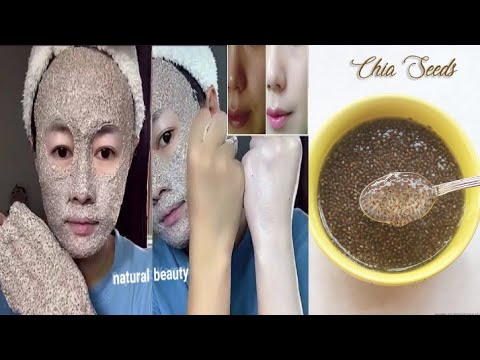 Chia seed mask, the miracle mask in whitening the skin and eliminating wrinkles