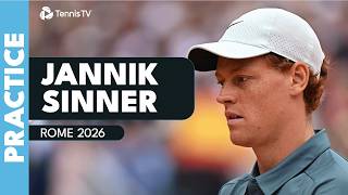 LIVE PRACTICE: Jannik Sinner Warms Up Ahead Of His First Match In Rome screenshot 4
