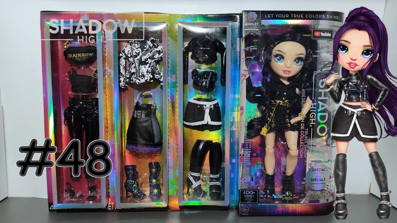 Présentation de la poupée Ainsley Slater de Shadow High [Rainbow High #48]