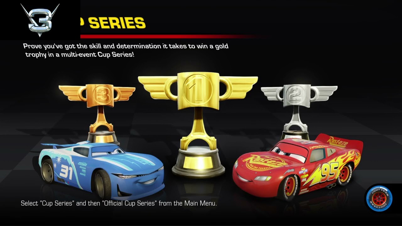 Cars 3: Driven to Win Events Lightning Mcqueen vs fabulous Lightning Mcqueen
