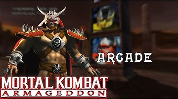 MORTAL KOMBAT ARMAGEDDON - ARCADE CON SHAO KAHN
