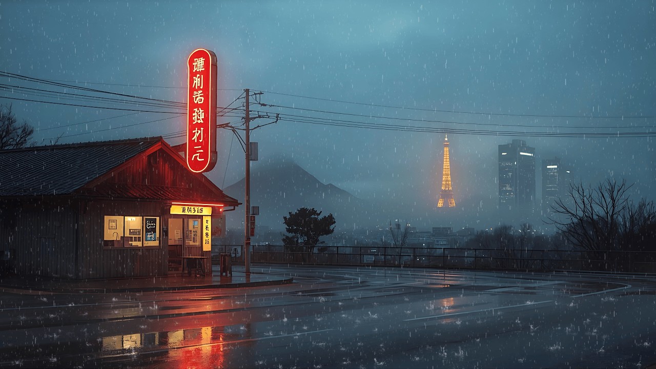 Lost in 90s Tokyo Rain 🌧️ Nostalgic Lofi Beats for Deep Focus & Late Night Study