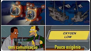 OS SIMPSONS PREVIRAM O DESAPARECIMENTO DO SUBMARINO EM EXPEDIÇÃO AO TITANIC