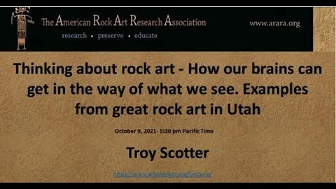 Thinking about rock art - How our brains can get in the way of what we see by Troy Scotter