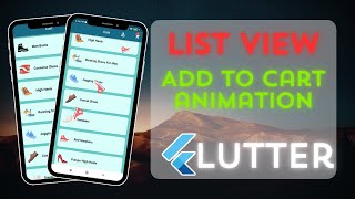 Add To Cart Animation Flutter | Flutter Package Of The Week.