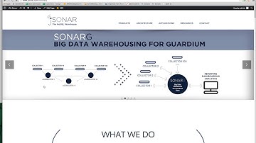 SonarG - Big Data Warehousing for Guardium Data