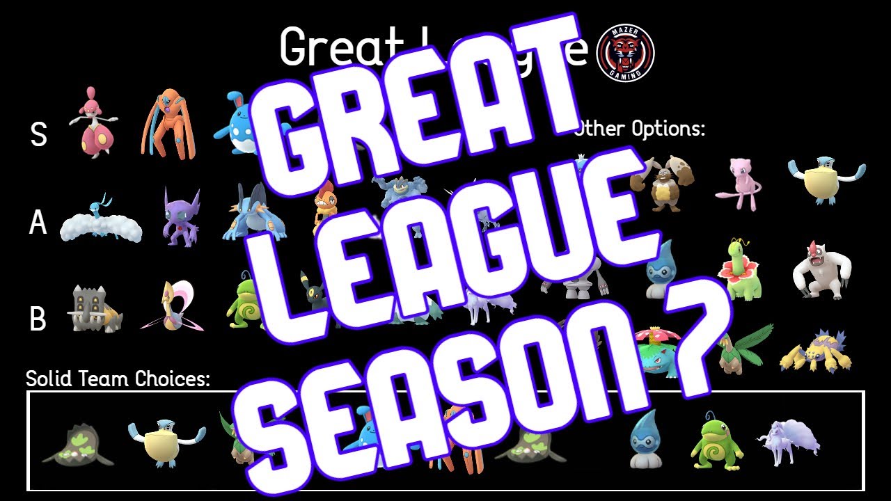 Great League Tier List