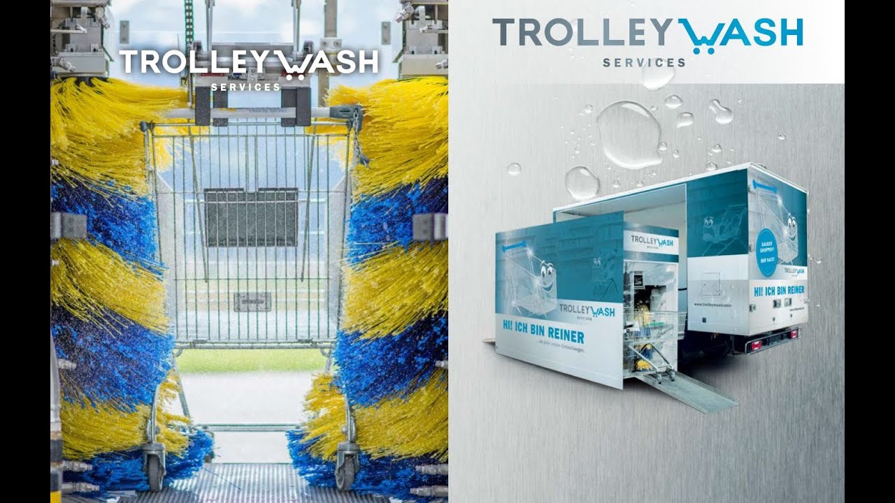 Trolly Wash - mobil vaskeenhet for handlevogner