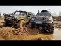 ВОТ ПОЧЕМУ УАЗ ПАТРИОТ НЕ ДЛЯ БЕЗДОРОЖЬЯ ... RC PATRIOT VS RC HUMMER