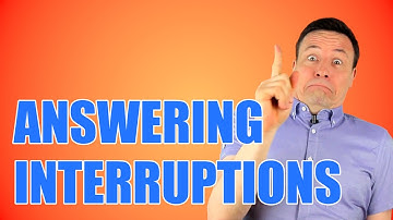 3 TIPS to stop interruptions in English/ Wie man eine Unterbrechung beenden kann