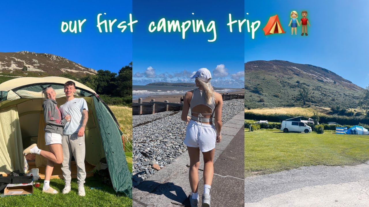 I went camping with my boyfriend… Vlog YouTube