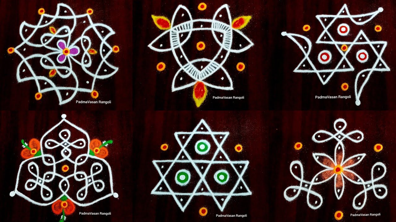 298.6 Kutty Kolangal // 5*3 Dot Small Easy Simple and Beautiful  KambiKolangal // BegginersRangoli