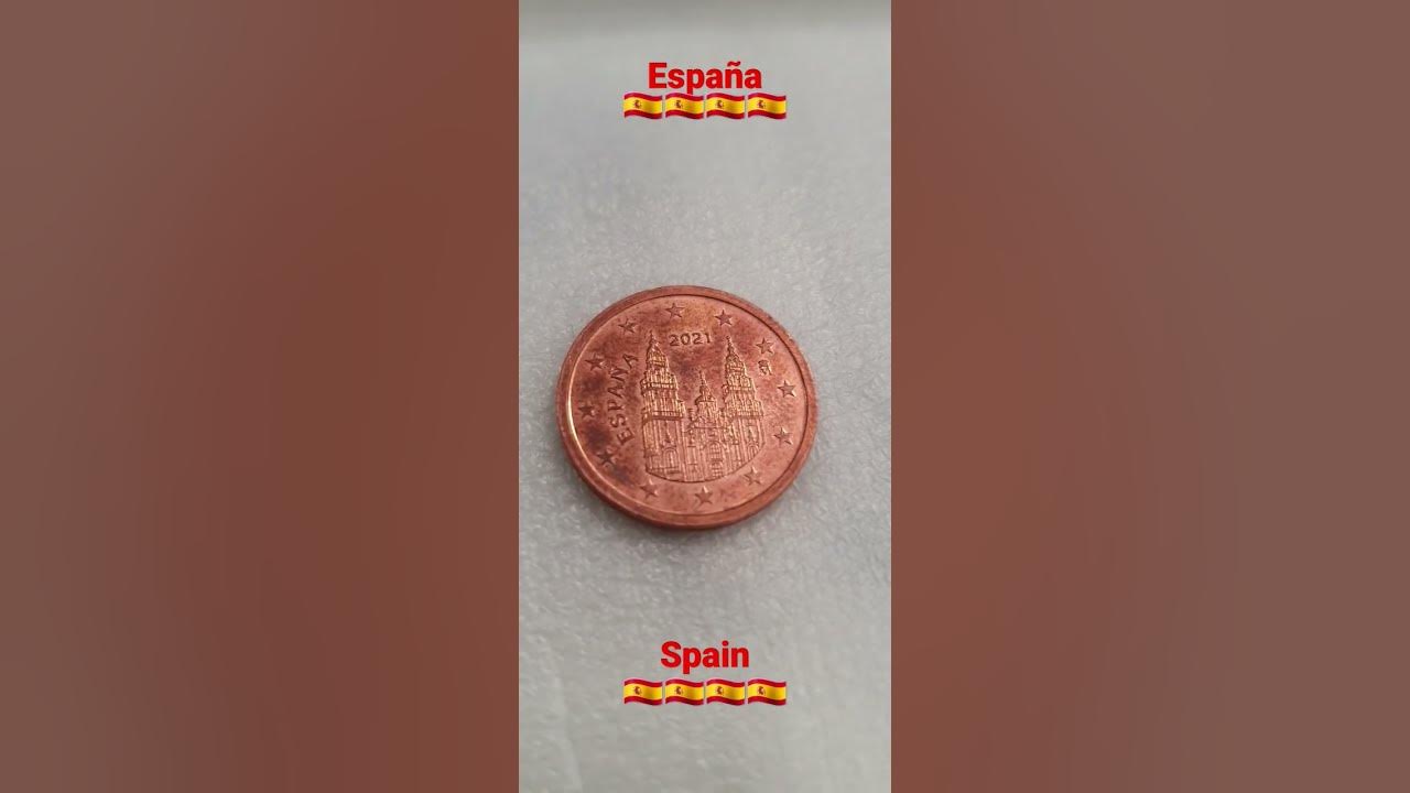 spain-2-euro-cent-2021-beautiful-shine-coin-youtubeshorts-ytshorts