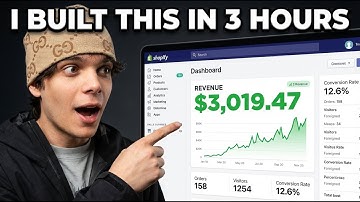 pov: you built a shopify store that makes 3k/day in 3 hours...
