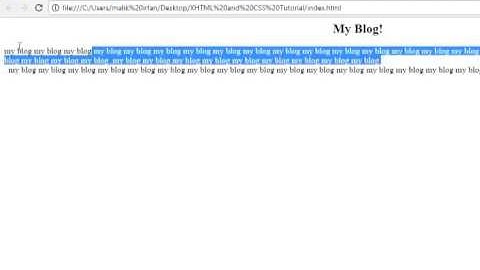 XHTML and CSS Tutorial   19   text align and Changing Background Color urdu and hindi tutorialsdvds