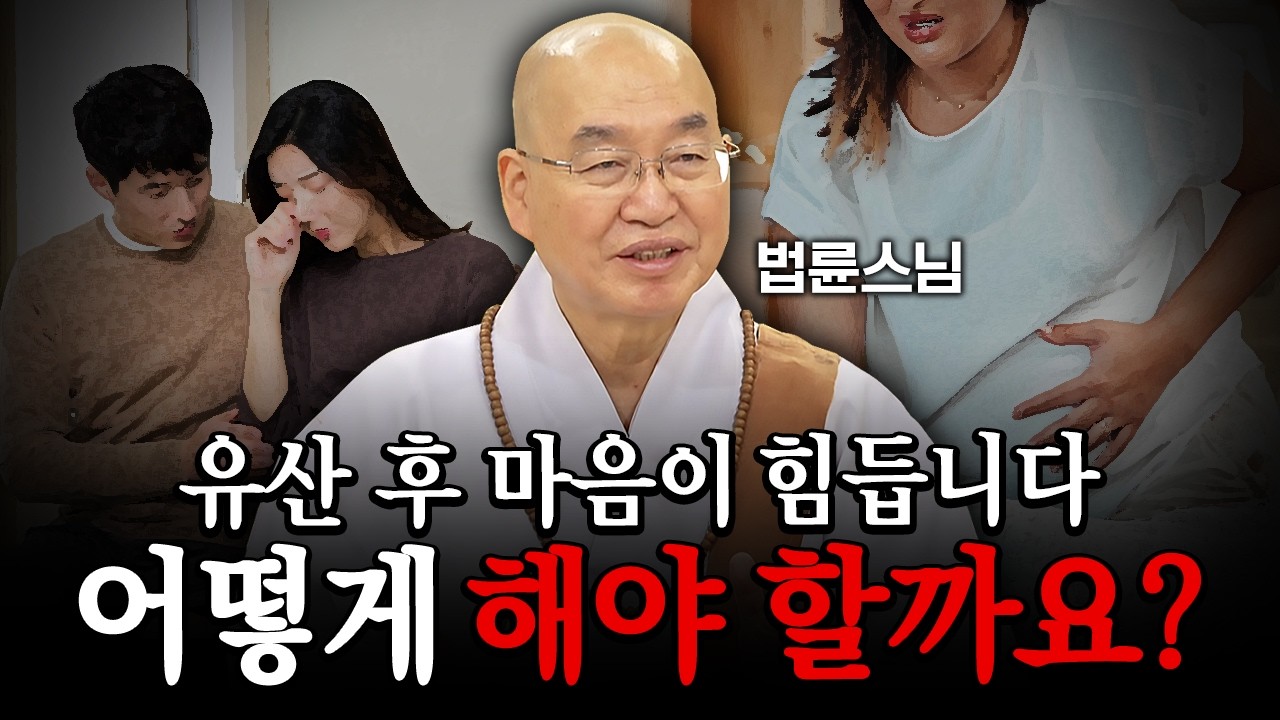 스님, 유산 후 마음이 힘듭니다 어떻게 해야 할까요?│명중명 '법륜스님' 편🙏#법륜스님 #유산 #기도