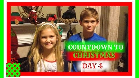 COUNTDOWN TO CHRISTMAS 2015~DAY 4~ ELF ON THE SHELF AND ADVENT CALENDAR