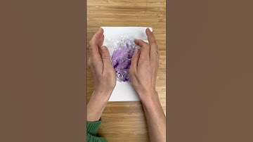 Fun and easy way to paint Easter card with watercolor #eastercards #watercolortechnique #shortvideo