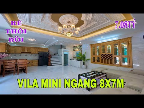 Video Bán nhà Gò Vấp | Vila mini Ngang 8m x 7m 4 lầu 5PN... - youtube