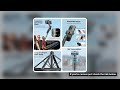 1630mm/64in C17 Tripod Selfie Stick 360° Auto Rotation Shooting Quadruped Phone Stand Face Track Blu
