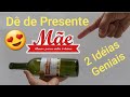 2 (Diy, ideas craft) Idéias Para As Mães😍 Veja Como Cortar Garrafas.